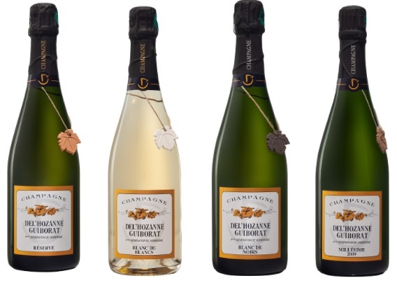 Gamme de Champagne traditionnels Del'Hozanne-Guiborat